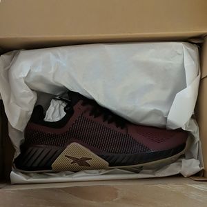 reebok flashfilm trainer maroon